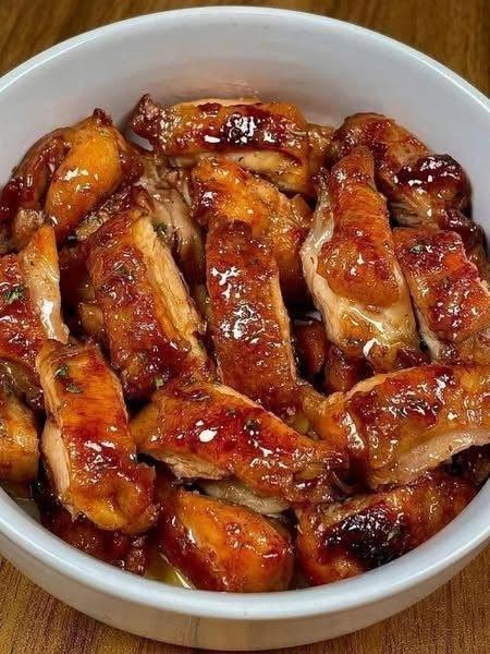 Kipgerecht met honing