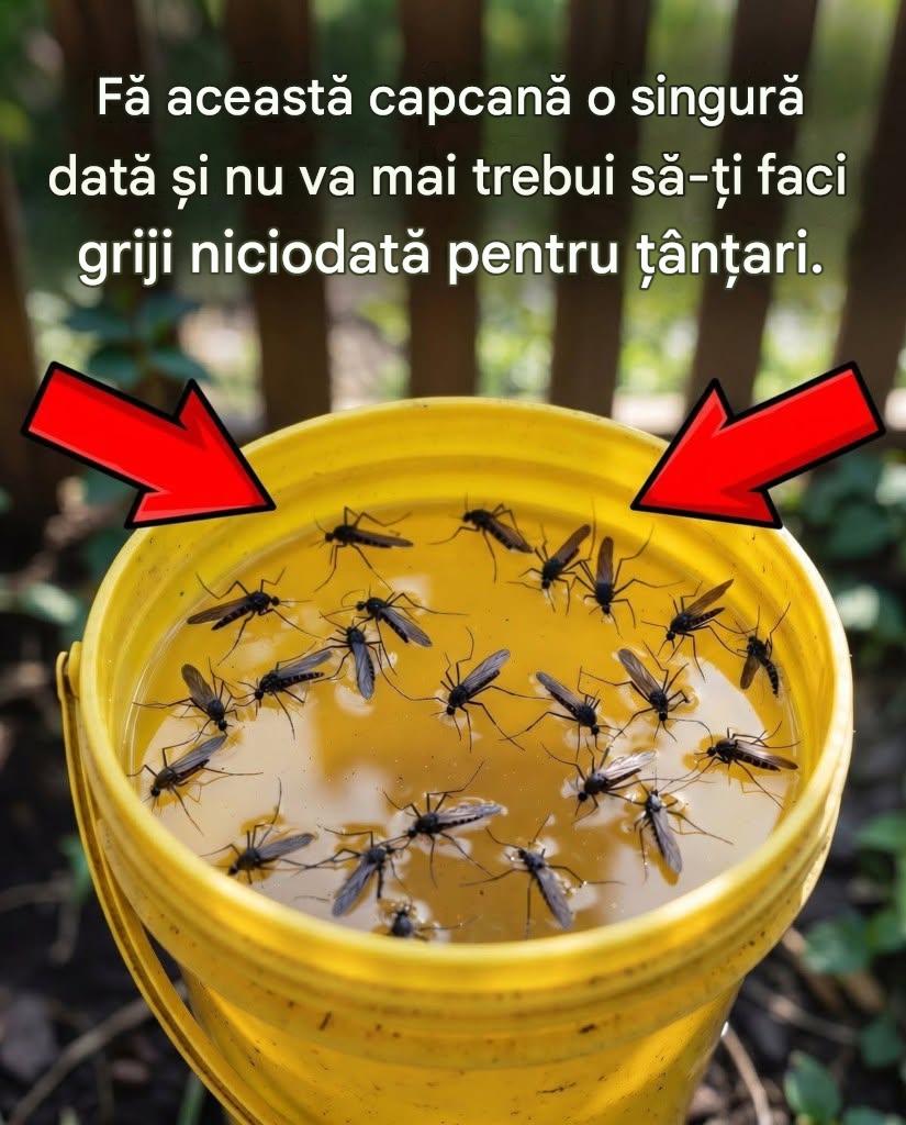 Fă această capcană o singură dată și nu va trebui să-ți mai faci griji niciodată pentru țânțari?