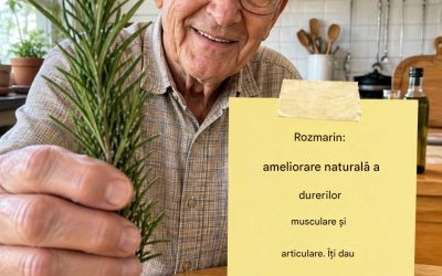 Rozmarin: morfină naturală pentru dureri musculare și articulare. În primul comentariu am inclus întreaga REȚETĂ și modul corect de utilizare. Pentru a continua să primiți rețetele mele naturale, lăsați pur și simplu un comentariu. Mulțumesc!