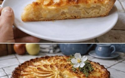 TARTĂ CU MERE NORMANDE✨🥧 O prăjitură clasică franțuzească… simplă, generoasă și atât de reconfortantă