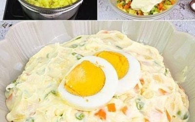 Salată rusească – cremoasă, proaspătă și pur și simplu irezistibilă