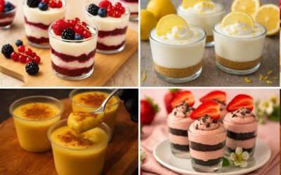 6 deserturi în pahare mici pentru sărbători