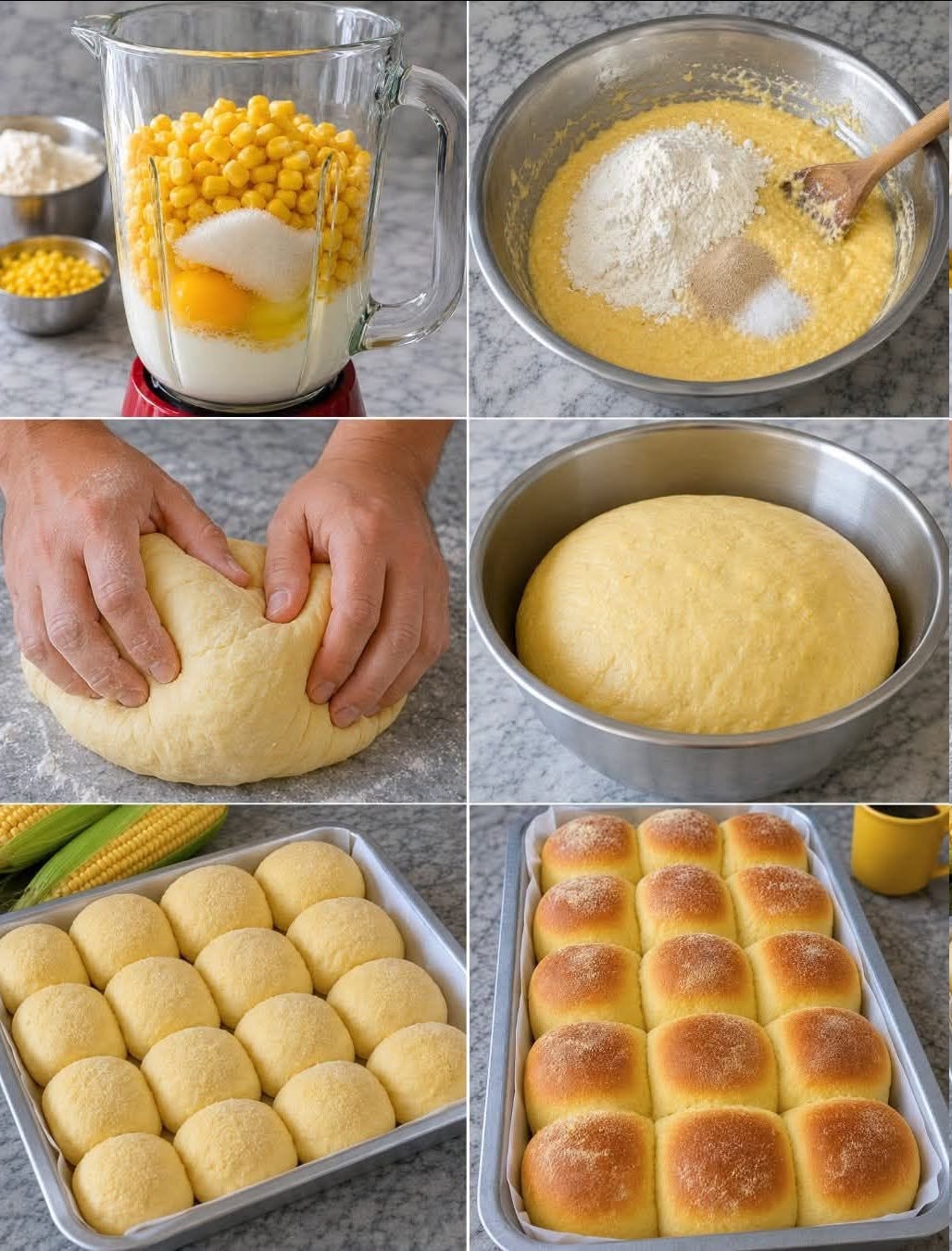 Pâine de porumb pufoasă 🌽🍞