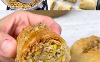 Rulouri de baclava – crocante