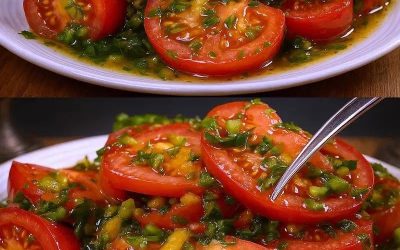 Salată magică de roșii: O explozie de arome în gură