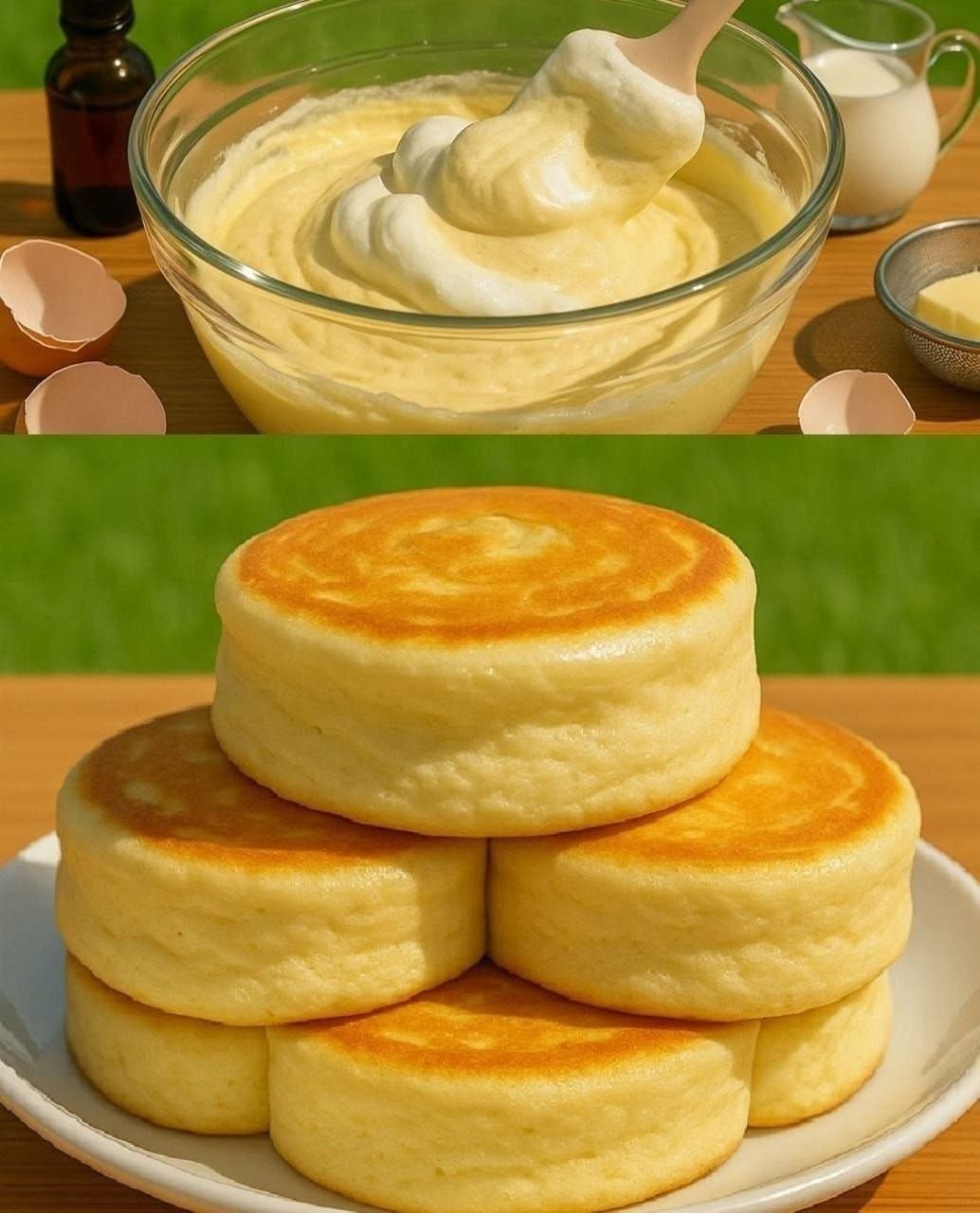Clătite sufleu japoneze – Ultra moi