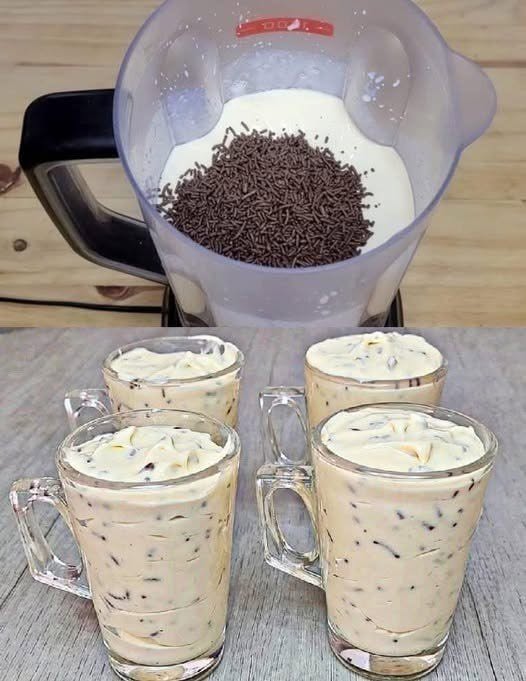 Desert delicios din 2 ingrediente: doar amestecați, congelați și gata!