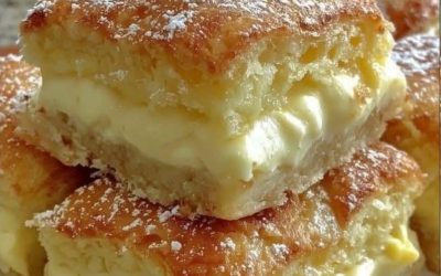 Batoane de patiserie cu cremă de brânză: un vis catifelat cu două straturi