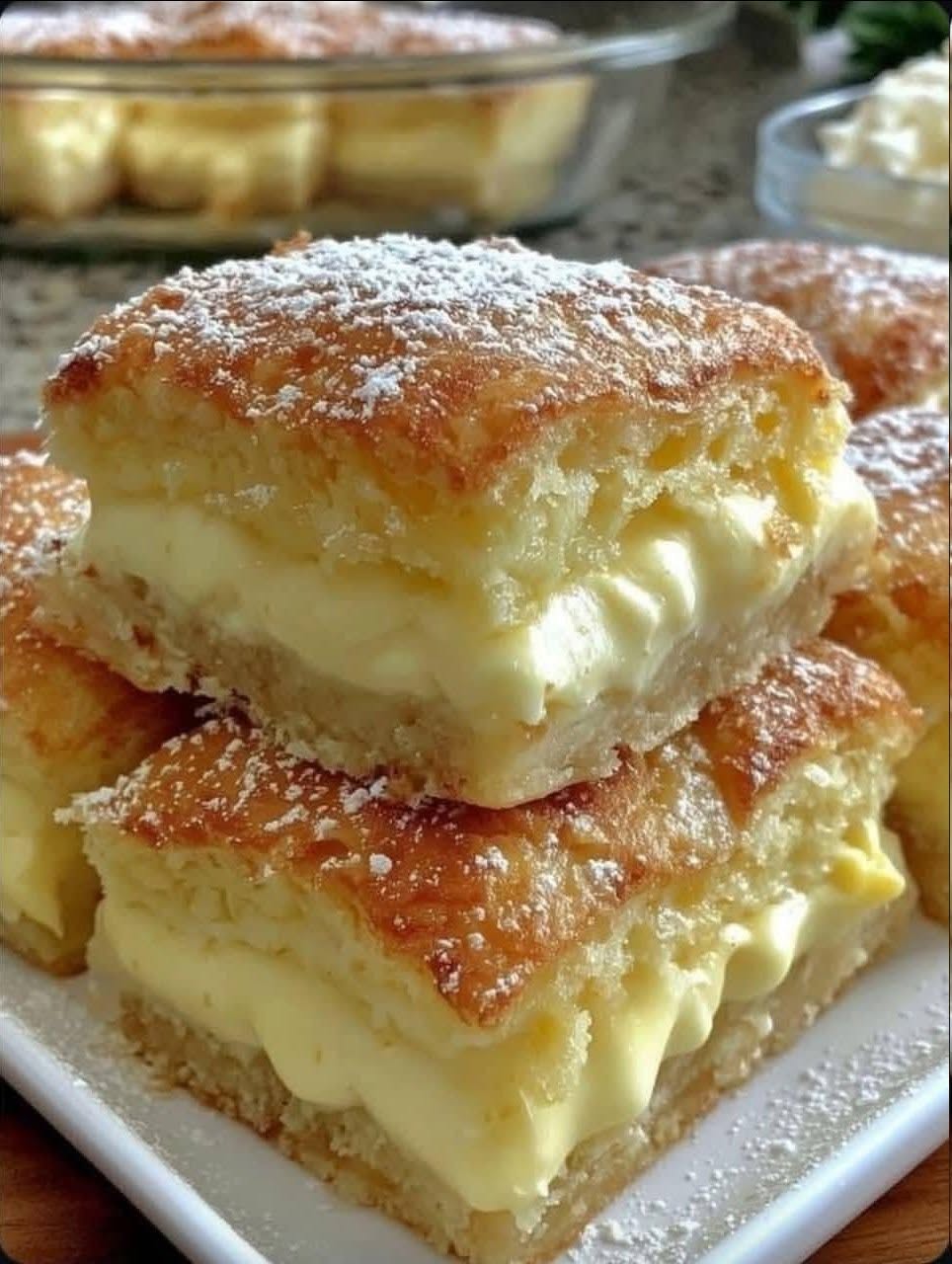 Batoane de patiserie cu cremă de brânză: un vis catifelat cu două straturi