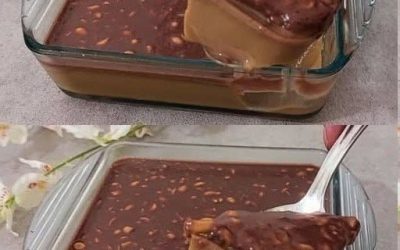 Desert cremos cu cafea și ciocolată și alune