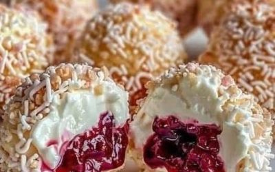 Foietaj cu cremă de fructe de pădure