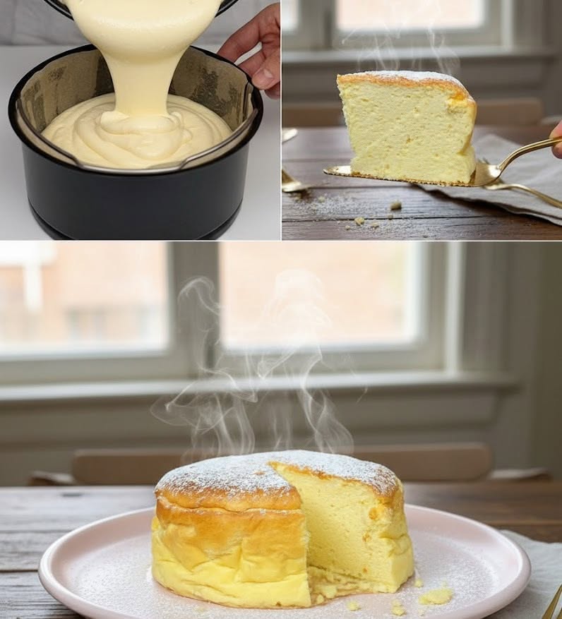 Cheesecake japonez din bumbac