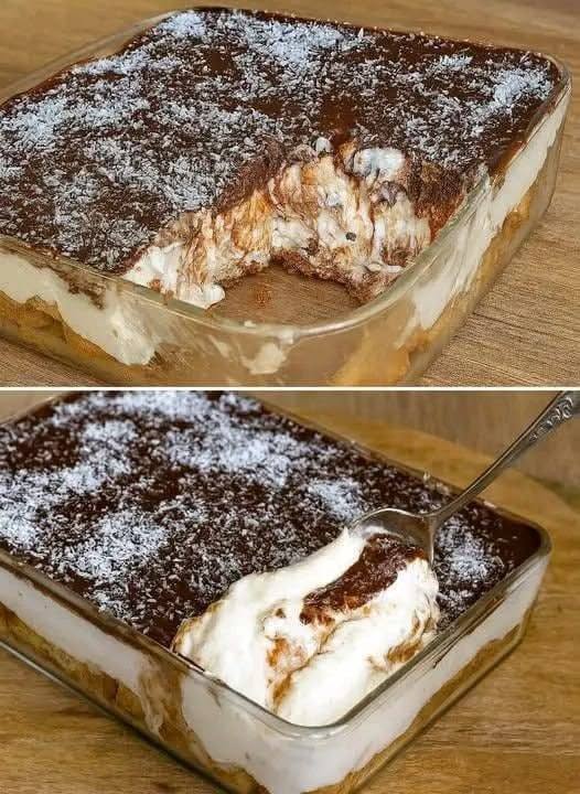 Jeg er på en streng diæt, men jeg må gerne spise denne dessert, den har kun 190 kcal: Jeg tilbereder den om aftenen, lader den stå i køleskabet, og dagen efter smager den endnu bedre!