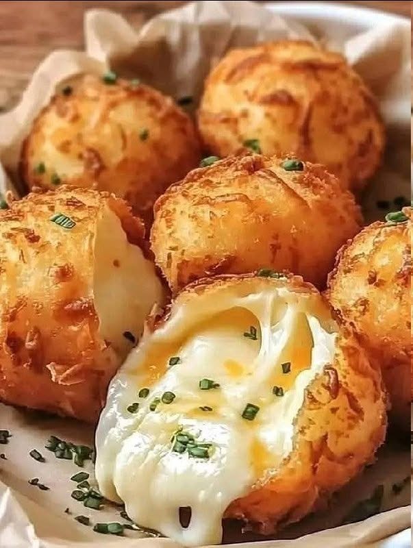 Bolitas de patata con queso