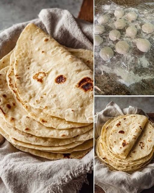Nu mă pot opri din a face tortilla din făină cu maia!! Sunt atât de bune încât toți colegii mă tot roagă să le fac. Sunt destul de ușor de făcut.