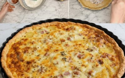Quiche savoyardă cu Reblochon, cartofi și bacon – o adevărată încântare cu brânză!