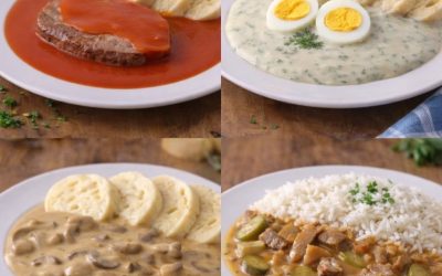 4 cele mai bune rețete de sosuri de casă Preparați un sos ușor din unt și făină. Adăugați laptele treptat și amestecați pentru a evita cocoloașe. Adăugați smântâna și mărarul tocat. Lăsați să se gătească scurt, condimentați cu sare, zahăr și oțet. Serviți cu ou fiert și cartofi sau cu carne de vită. Sos de ciuperci 300 g ciuperci proaspete 1 ceapă 2 linguri de unt 2 linguri de făină de grâu 500 ml supă 200 ml smântână sare și piper Mod de preparare Căliți ceapa în unt, adăugați ciupercile tocate și lăsați să fiarbă scurt. Presărați cu făină și amestecați. Turnați supa și gătiți timp de aproximativ 15 minute. În cele din urmă, adăugați smântâna, condimentați cu sare, piper și eventual chimen. Serviți sosul cu găluște sau paste. Sos Znojemská de vită 500 g carne de vită 1 ceapă 2 linguri de ulei 2 linguri de făină de grâu 700 ml supă de vită 3-4 murături 1 lingură de muștar sare și piper Mod de preparare Căliți ceapa în ulei, adăugați carnea tăiată cubulețe și prăjiți-o. Presărați cu făină și amestecați. Turnați supa și fierbeți la foc mic până se înmoaie timp de aproximativ 60-90 de minute. Adăugați castraveții și muștarul tocați, gătiți scurt și asezonați. Serviți cu orez sau găluște.