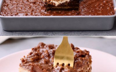 Prăjitura cu biscuiți fără cuptor pe care toată lumea o va adora – gata în câteva minute!