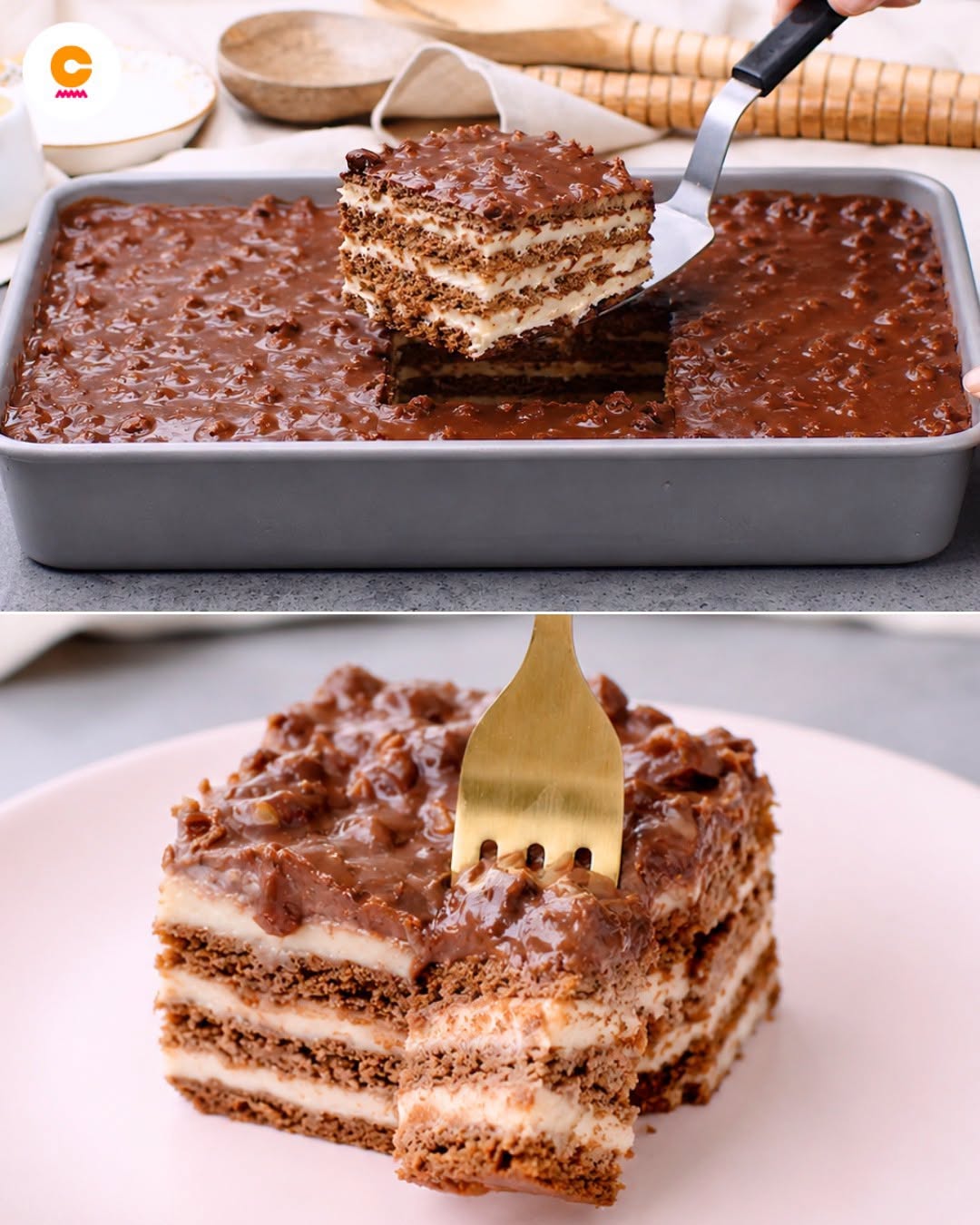 Prăjitura cu biscuiți fără cuptor pe care toată lumea o va adora – gata în câteva minute!