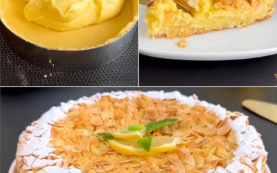 Plăcintă cremoasă cu lămâie – echilibrul perfect între dulce și sănătos!