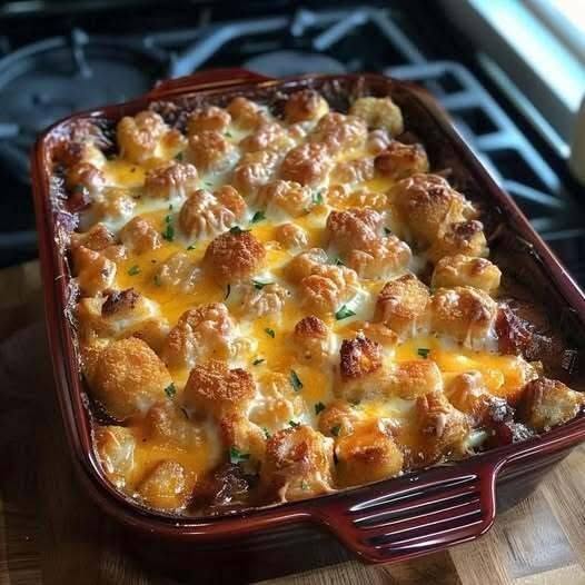 Prăjitura cu taco Tater Tot de la Victory
