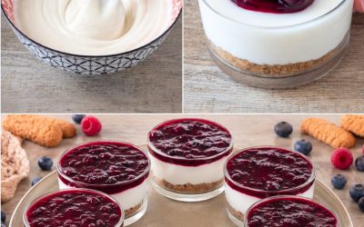 CHEESECAKE UȘOR DE PREPARAT ÎNTR-O SINGURĂ PORȚIE ÎN 15 MINUTE! Cu doar 6 ingrediente obțineți un desert ușor de preparat pe care toată lumea îl va adora!