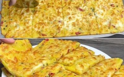 4 cartofi, 3 ouă, lapte, făină și mozzarella, amesteci totul și e delicios!