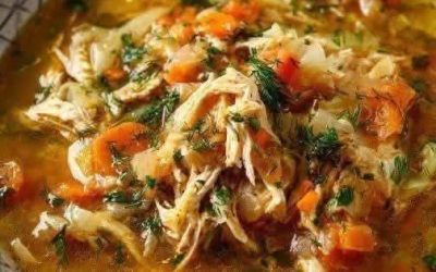 Supă de varză cu pui și porc
