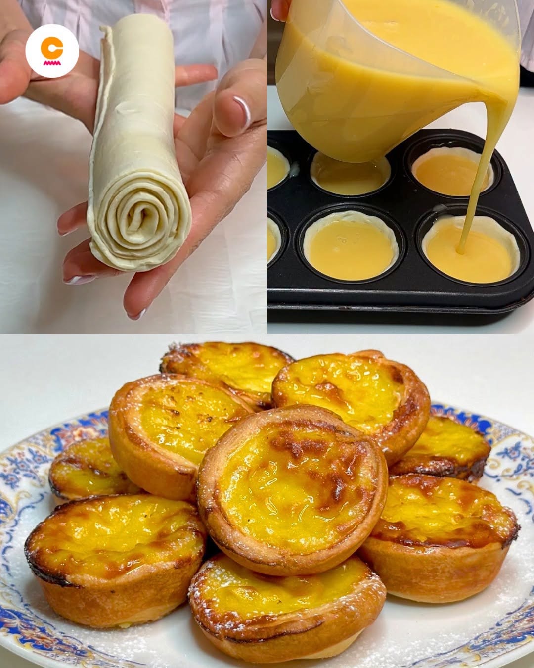 Pastéis de nata – desertul portughez crocant de care toată lumea se îndrăgostește!