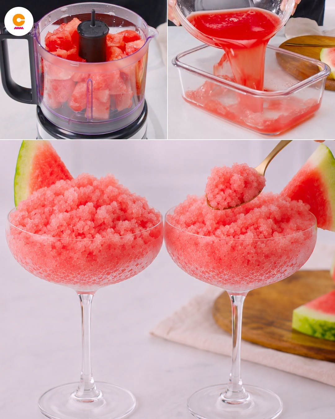 Cea mai ușoară granita de pepene verde de vară – răcoritoare și proaspătă!