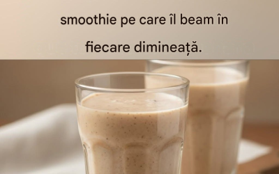Smoothie-ul revigorant care te face să arăți cu 20 de ani mai tânără.