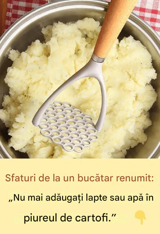 Cel mai bine păstrat secret pentru un piure de cartofi cremos și delicios (NU este lapte!)