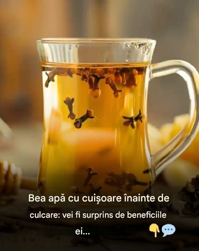 Descoperind secretele apei cu cuișoare: un elixir pentru sănătate pe timpul nopții